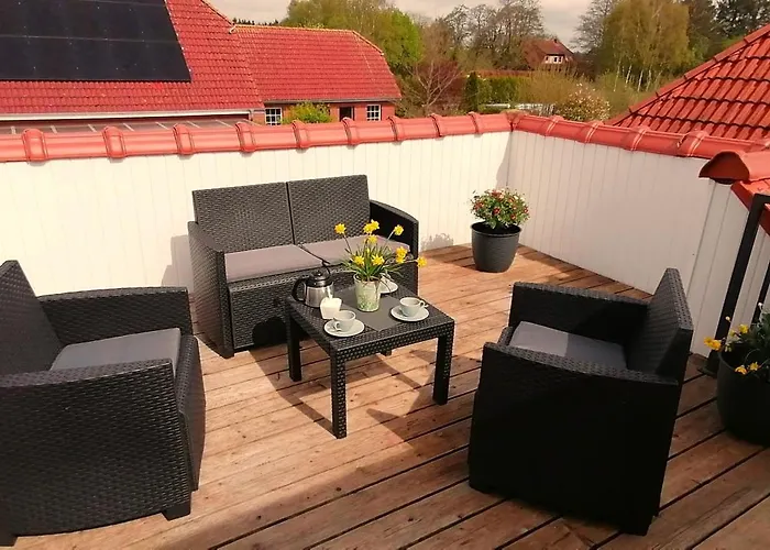 Luetje Moew - Dachterrasse Und Ruhige Lage Apartmán