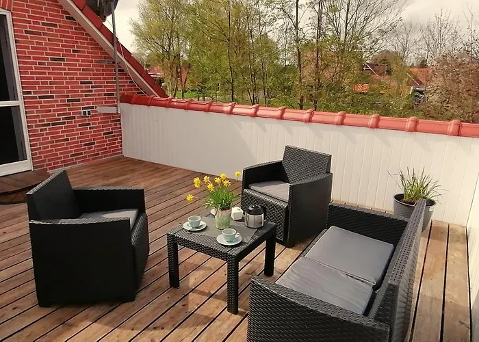 Luetje Moew - Dachterrasse Und Ruhige Lage Apartmán